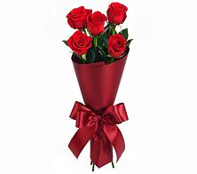 Букет 5 Красных роз Эдлесс Лав в Марьянской