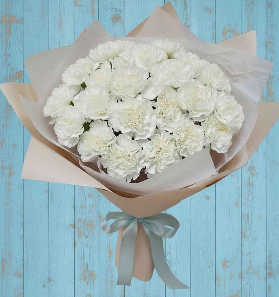 Букет цветов из: Гвоздики в Марьянской