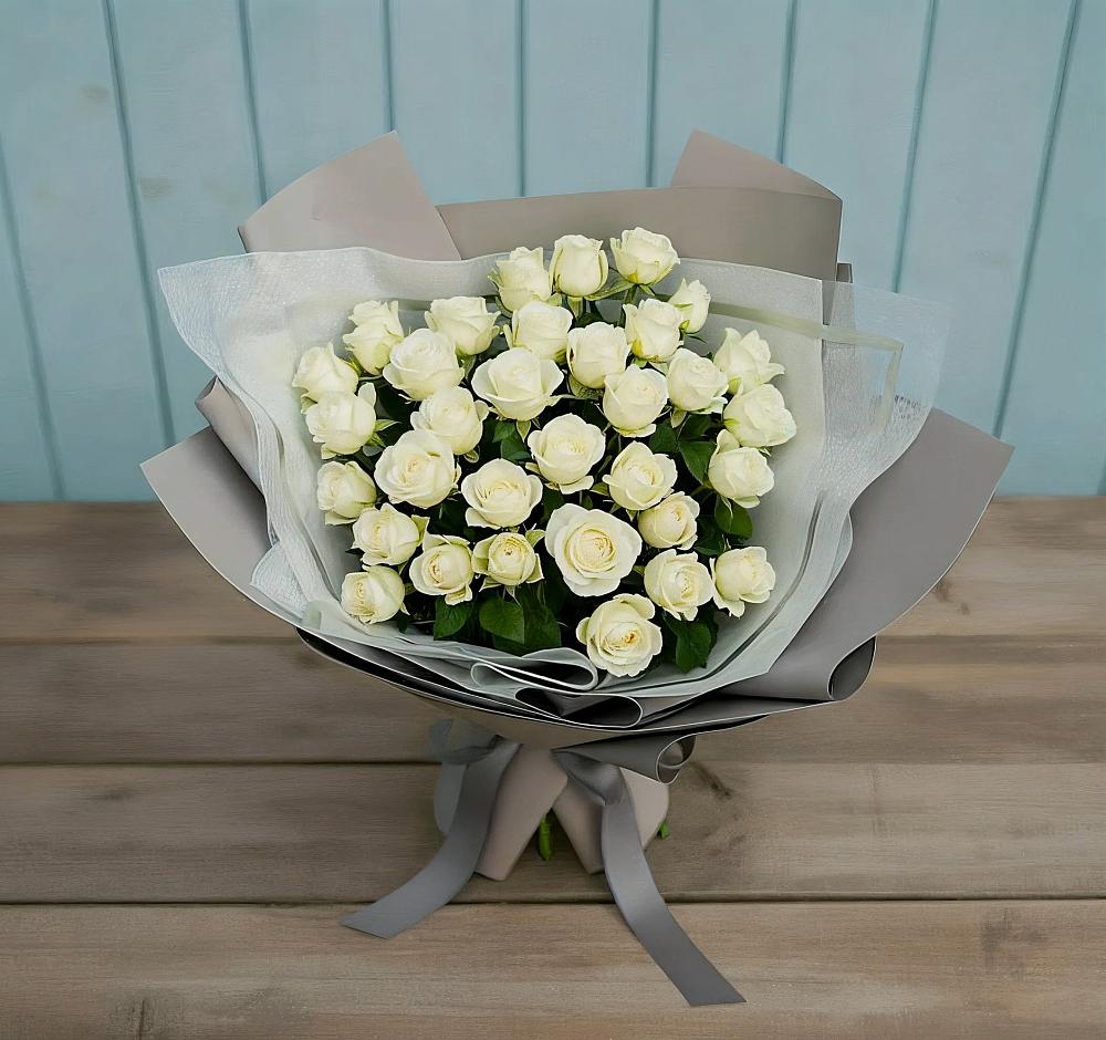 Букет Белоснежная нежность в Марьянской