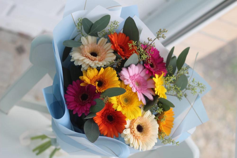 Букет цветов из: Герберы в Марьянской