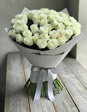 Букет 35 Белых роз в Марьянской