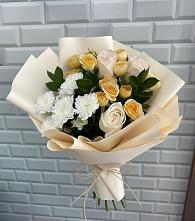 Букет цветов из:  Розы и Хризантемы в Марьянской