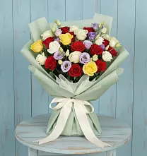 Букет цветов из:  Розы в Марьянской