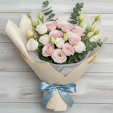 Букет цветов из:  Лизиантусы в Марьянской