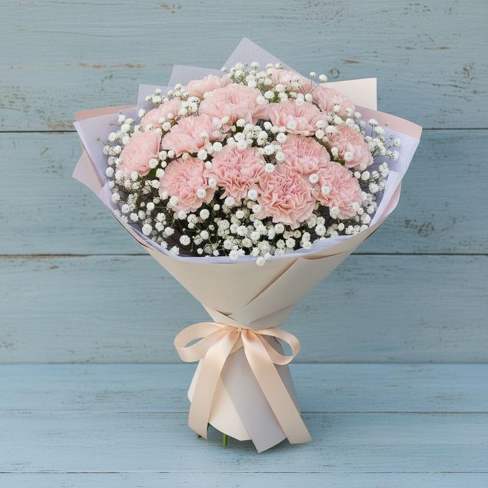 Букет цветов из: Гвоздики в Марьянской