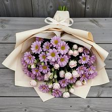 Букет цветов из:  Розы и Хризантемы в Марьянской