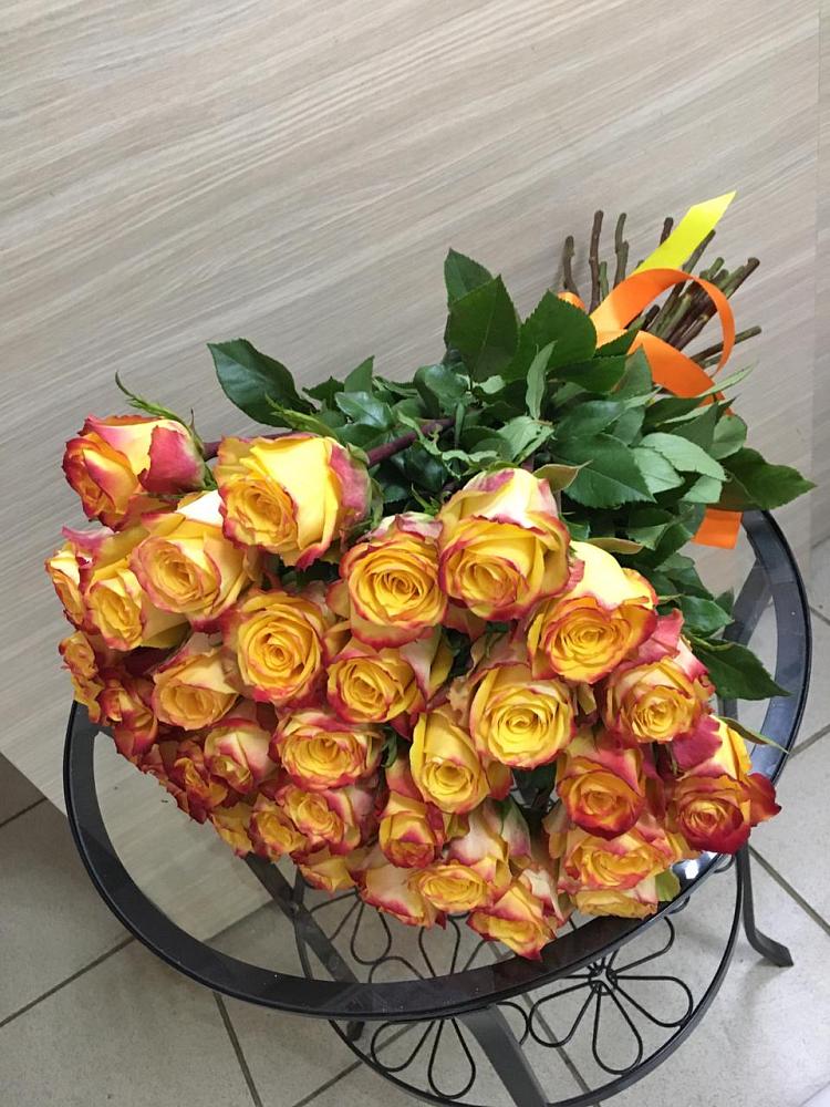 Букет Желтые розы в Марьянской