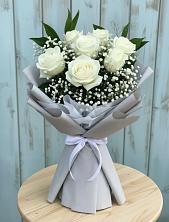 Букет цветов из:  Розы в Марьянской