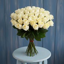 Букет 51 Белая роза Эдлесс Лав #REPLACE_PRED# Марьянской