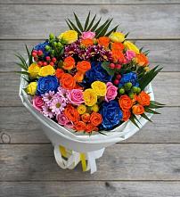 Букет цветов из:  Розы и Хризантемы в Марьянской