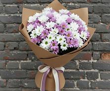 Букет цветов из:  Хризантемы #REPLACE_PRED# Марьянской