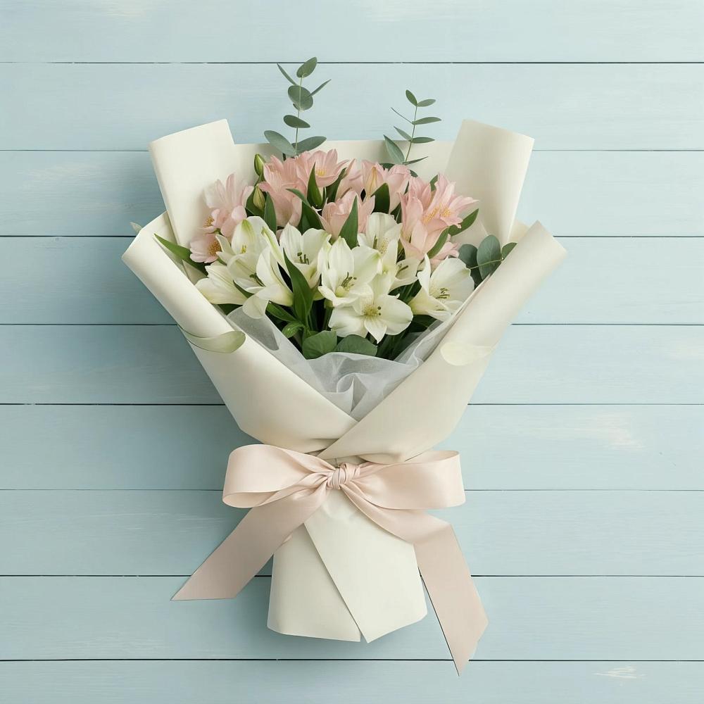 Букет цветов из: Альстромерии в Марьянской