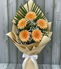 Букет цветов из:  Герберы #REPLACE_PRED# Марьянской