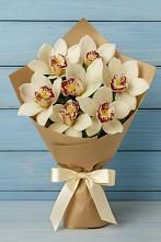 Букет цветов из:  Орхидеи и Розы в Марьянской